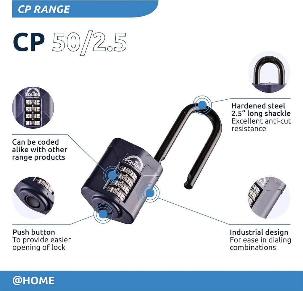 Blue 60 mm Alloy Steel 5 Wheel Combination Padlock, Pack of 2 O9692