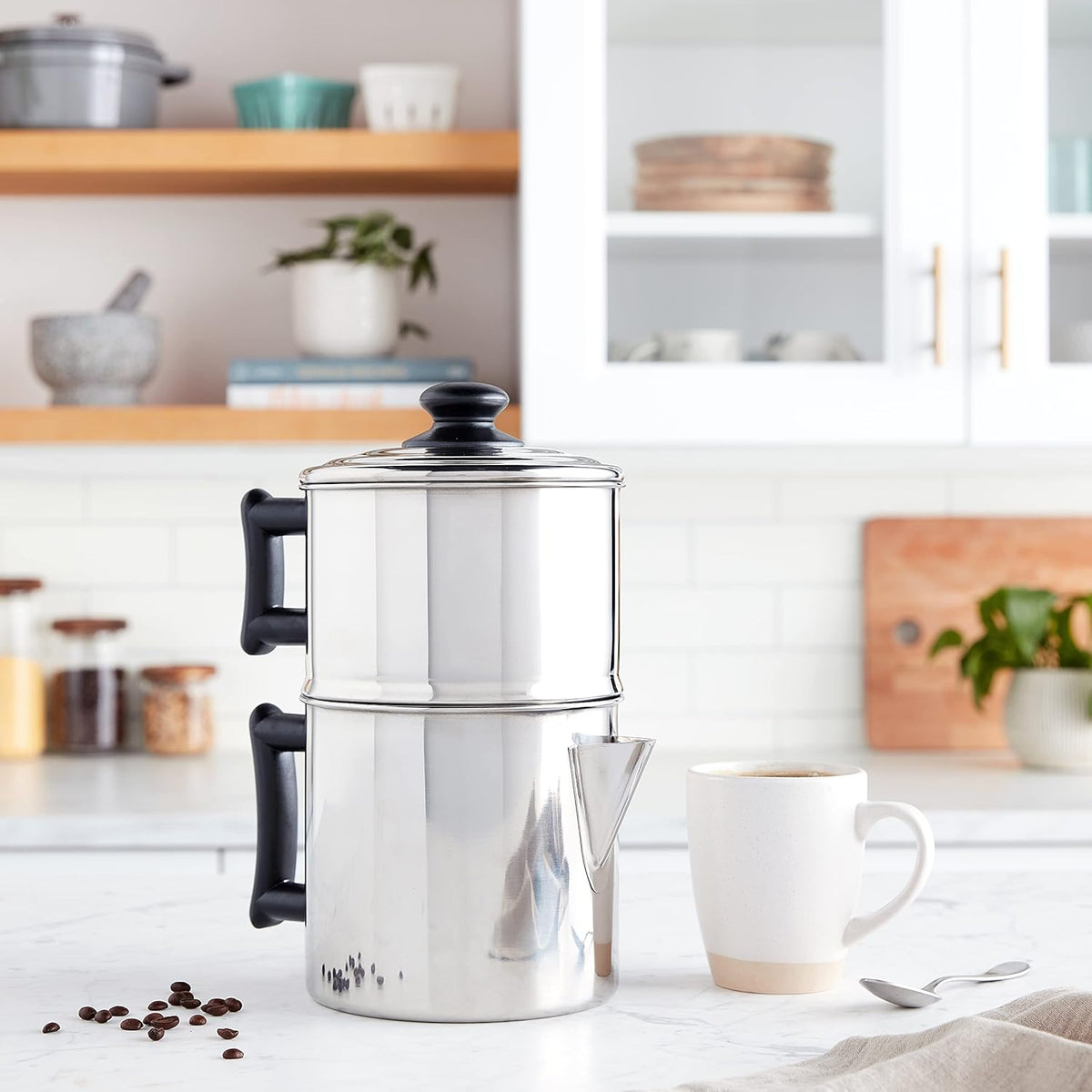 Stainless Steel 10 Cup Drip Coffee Maker J586722