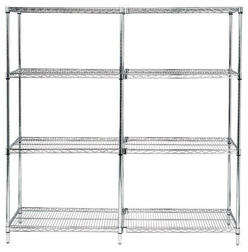 Chrome Wire Shelving Unit Q391684