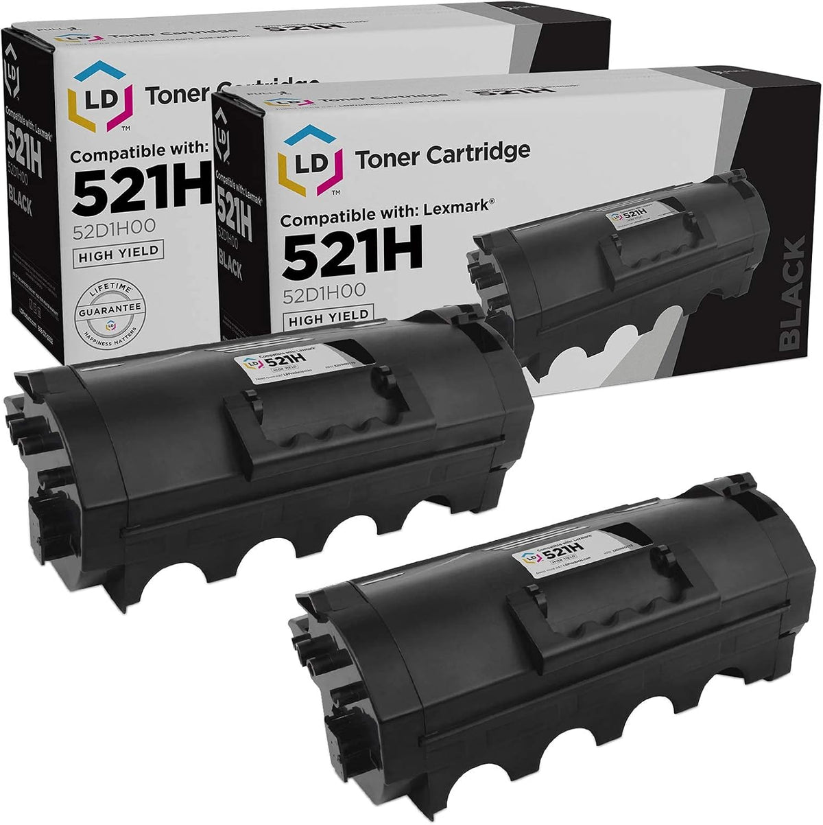 Black High Yield Toner Cartridge 2-Pack A69509
