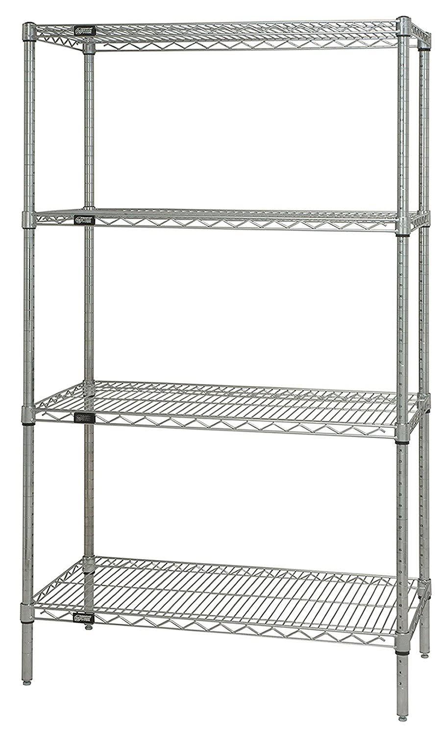 Chrome Wire Shelving Unit Q391684