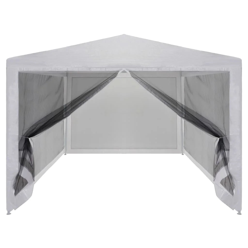 Party Tent with 4 Mesh Sidewalls D4389