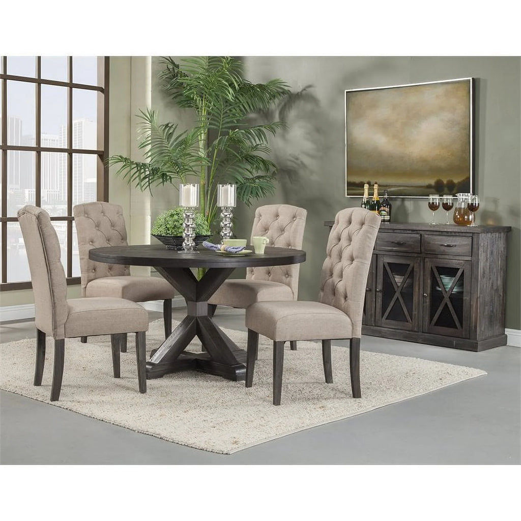 Contemporary Wood Dining Sideboard in Salvaged Gray I963468