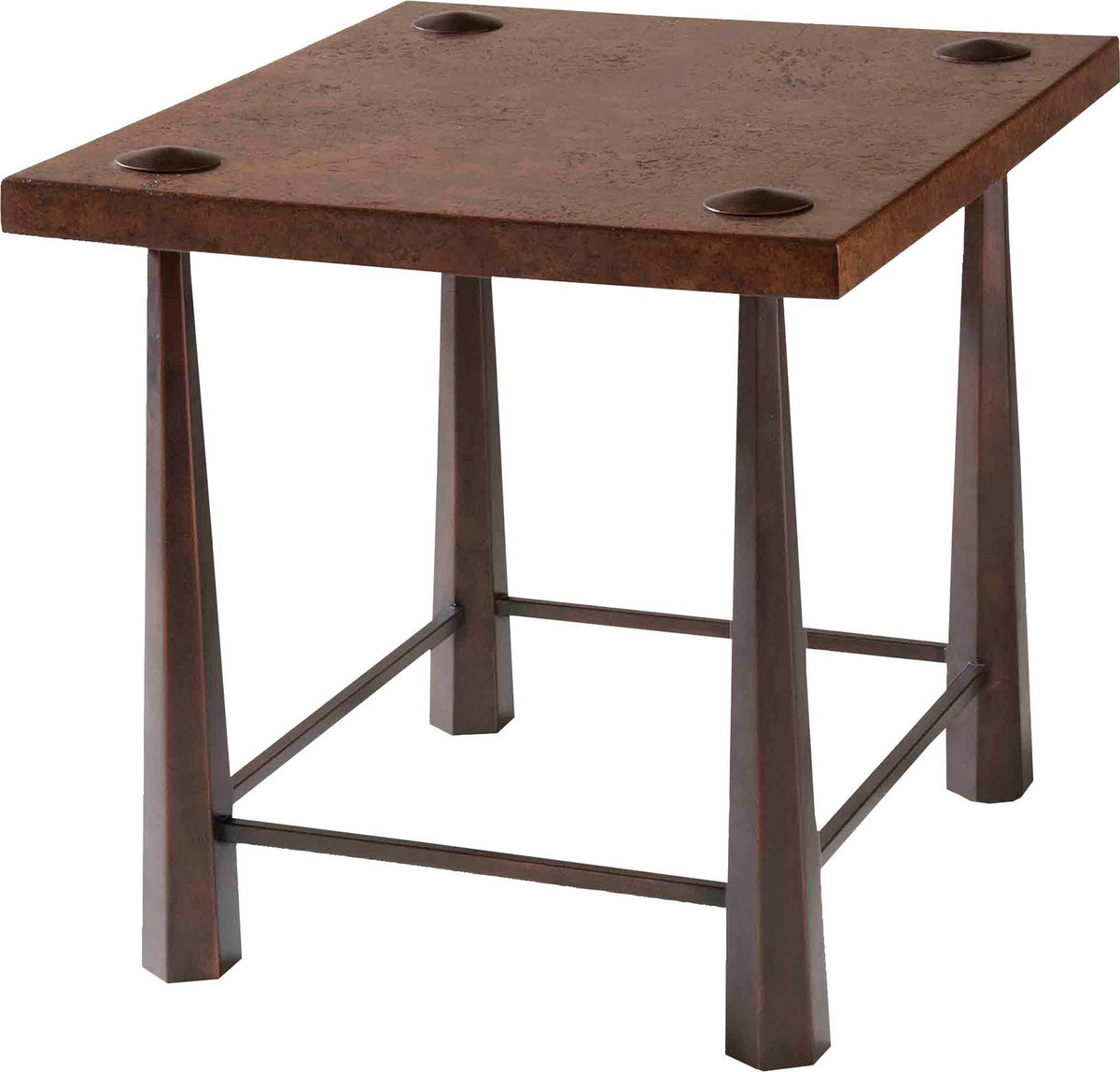 27 inch End Table Brown Finish E82386
