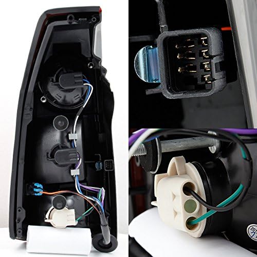 Red Clear Rear Tail Light Replacement R4668