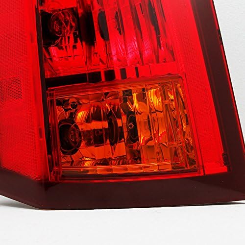 Red Clear Rear Tail Light Replacement R4668