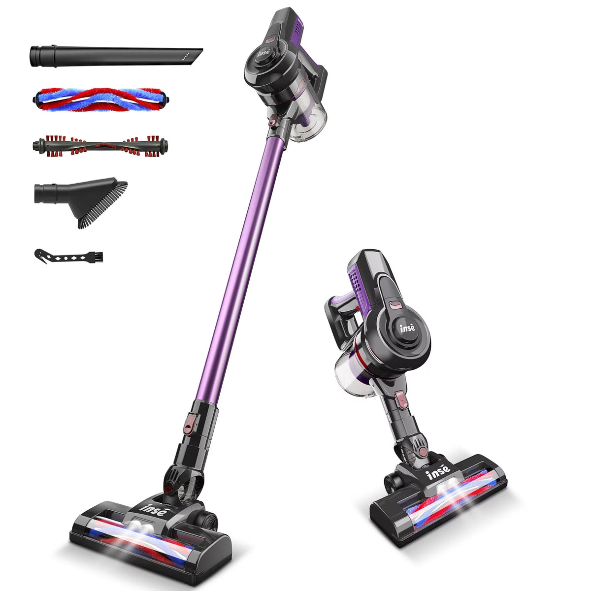 Cordless 6-in-1 Stick Vacuum 20kPa Lightweight O580555