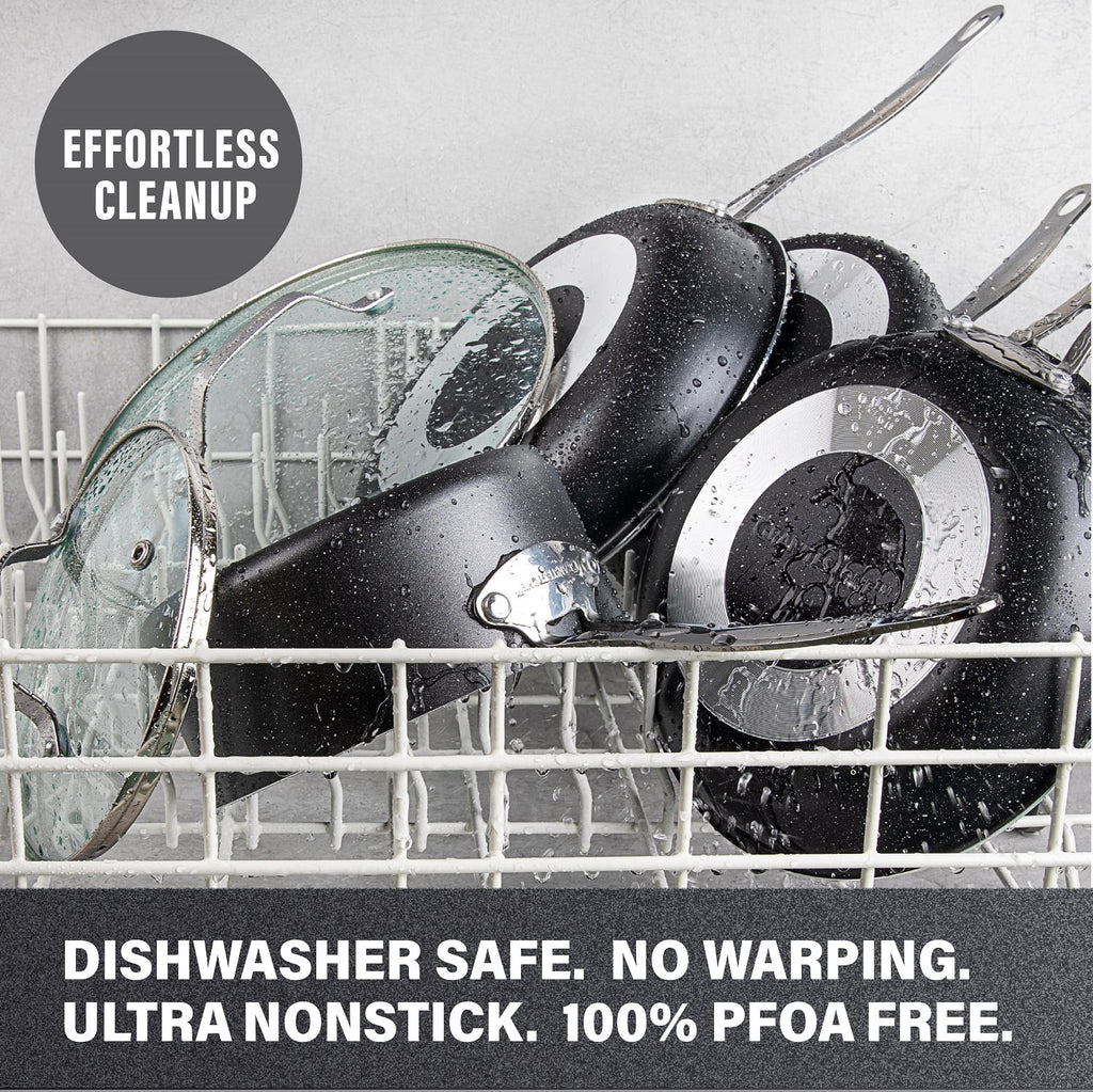 10 Piece Nonstick Granite Cookware Set T145849