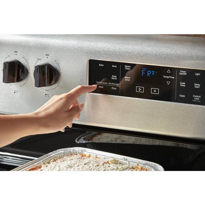 5.3 cu. ft. Electric Range with Steam Clean in Black F688972