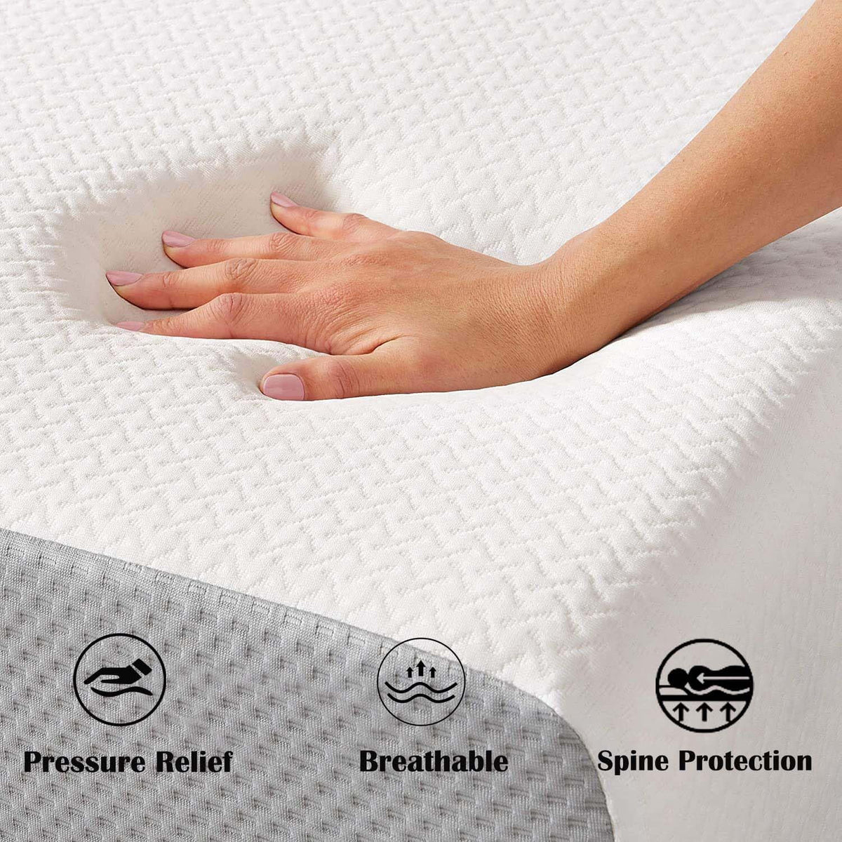 Memory Foam Mattress 6 Inch Queen T7960