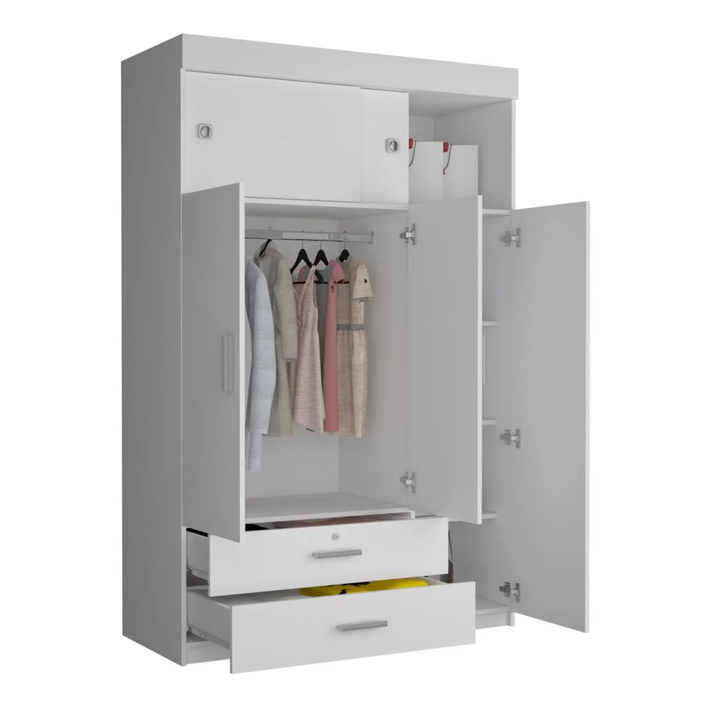 White Armoire C97402