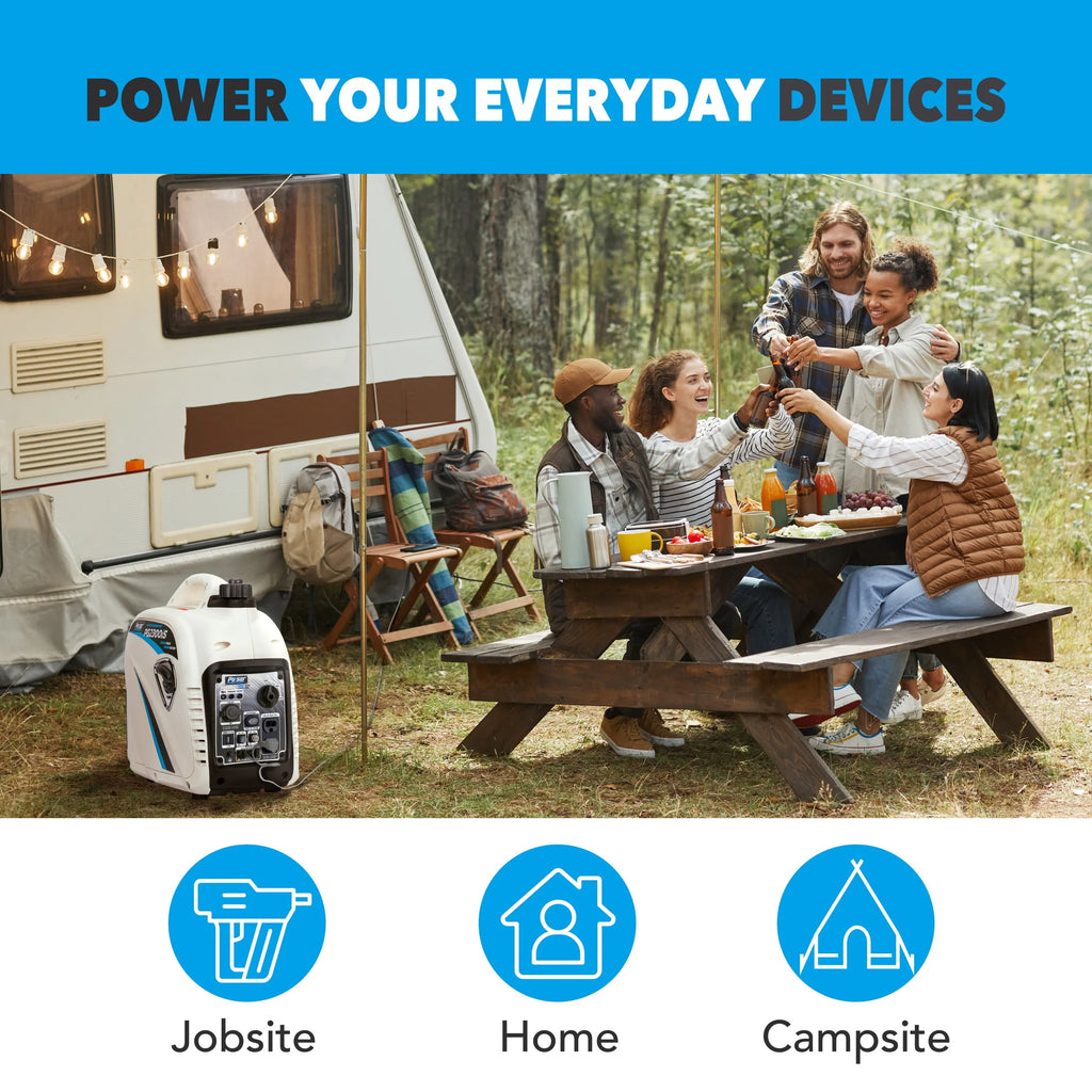 2300-Watt Super Quiet Gas Powered Inverter Generator H510005