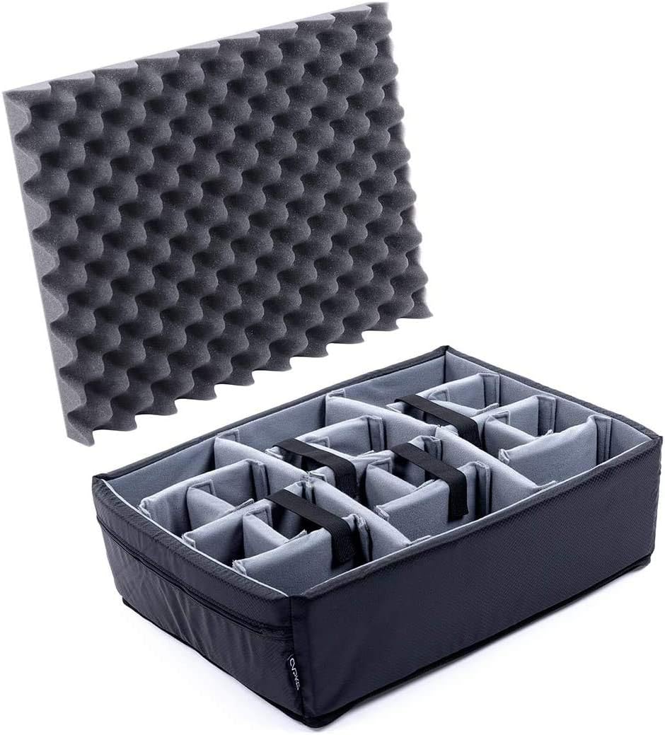 Grey Padded Divider Set for 1520 Case, Pack of 2 W869