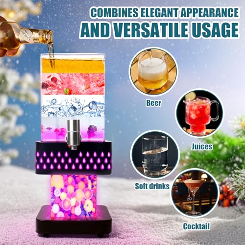 1.2 Gallon Lighted Cold Drink Dispenser U534171