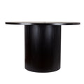 Black Solid Wood Round Dining Table S59997