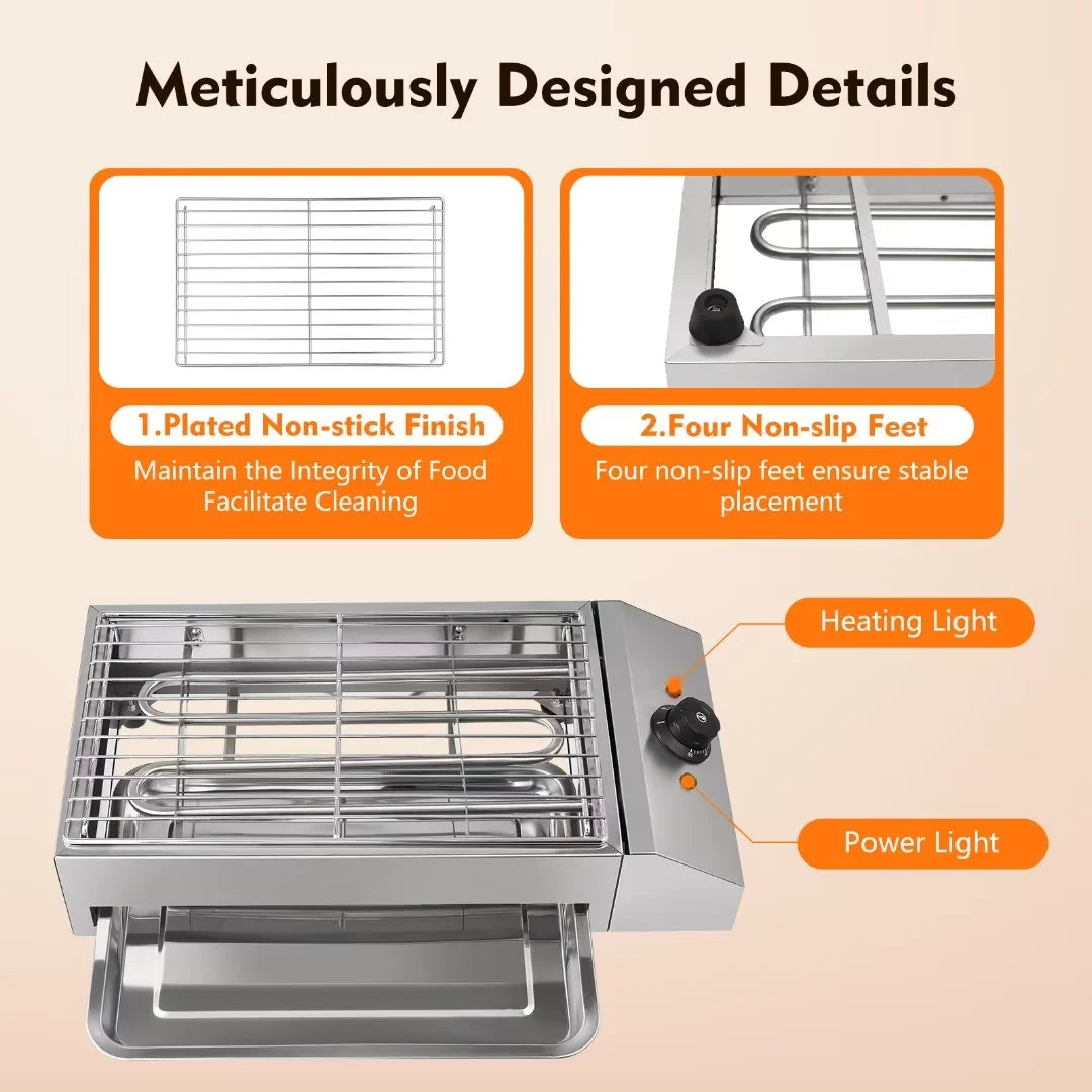 Portable Electric Stainless Steel Grill L443