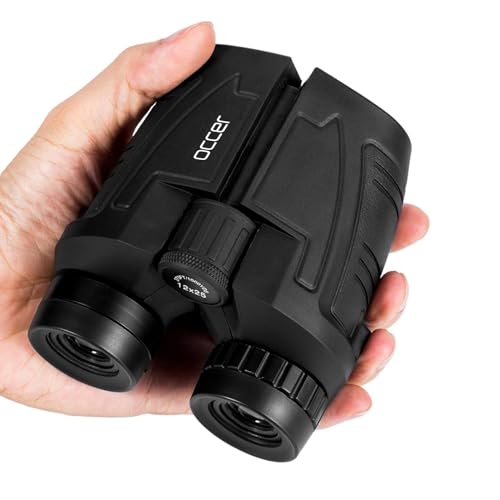 12x25 Compact Waterproof Binoculars with Low Light Vision M32938