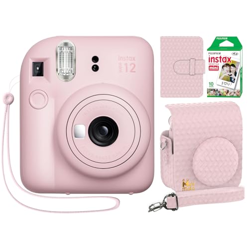 Blossom Pink Instant Camera with Case and Film S16911