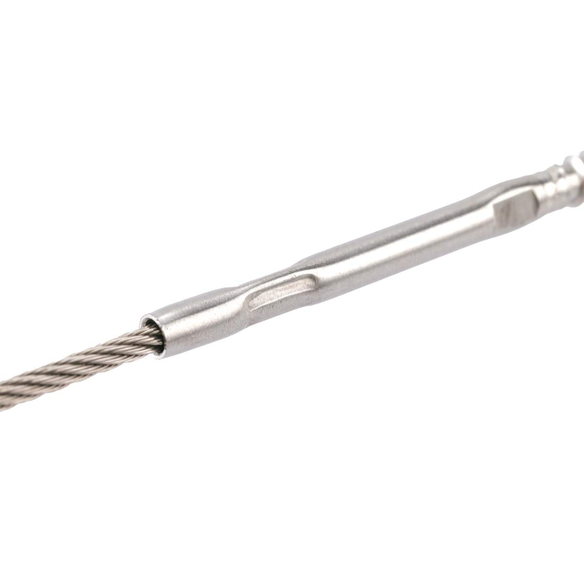 1/8 Stainless Steel 316 Cable Railing Hardware 50 Pairs Z580