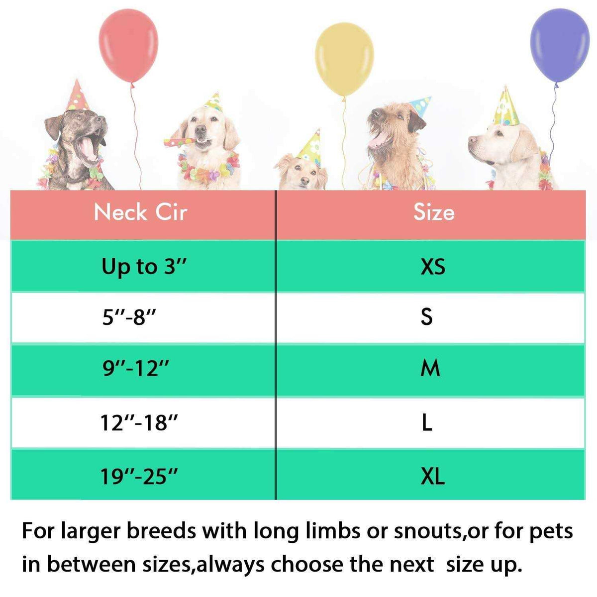 Protective Inflatable Collar for Dogs and Cats Soft Pet Recovery Collar T13984