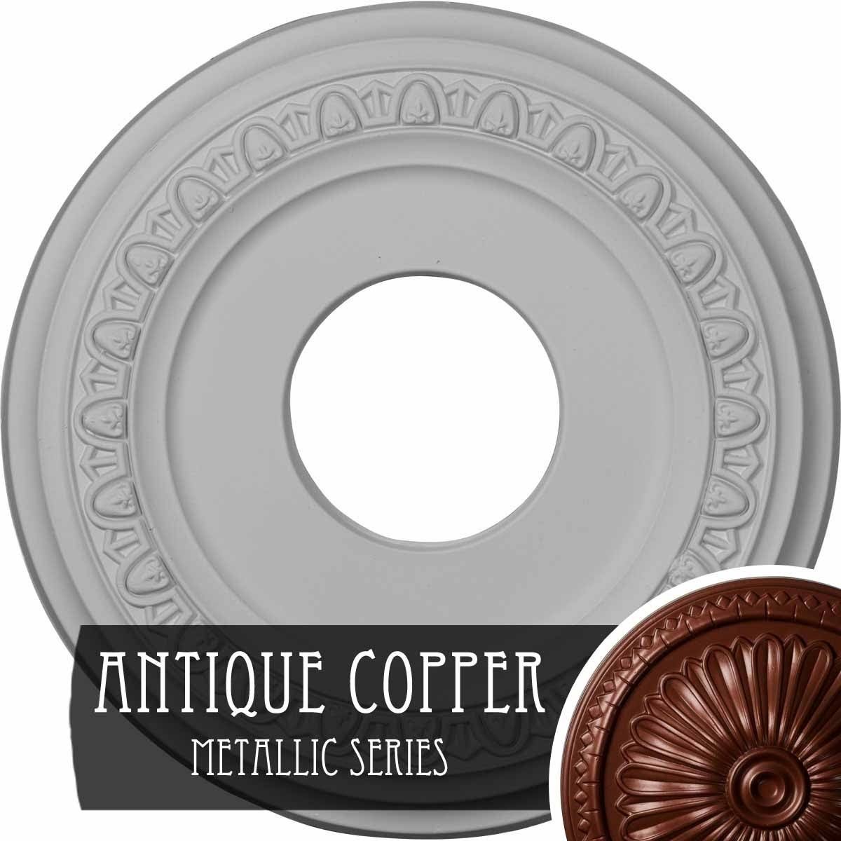 12 1/4x22OD Ceiling Medallion V904