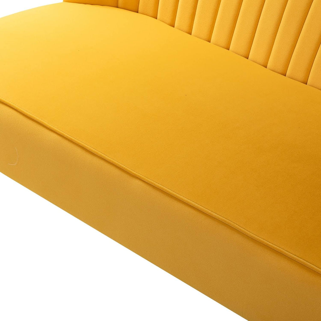 Grey Upholstered Loveseat Q373454