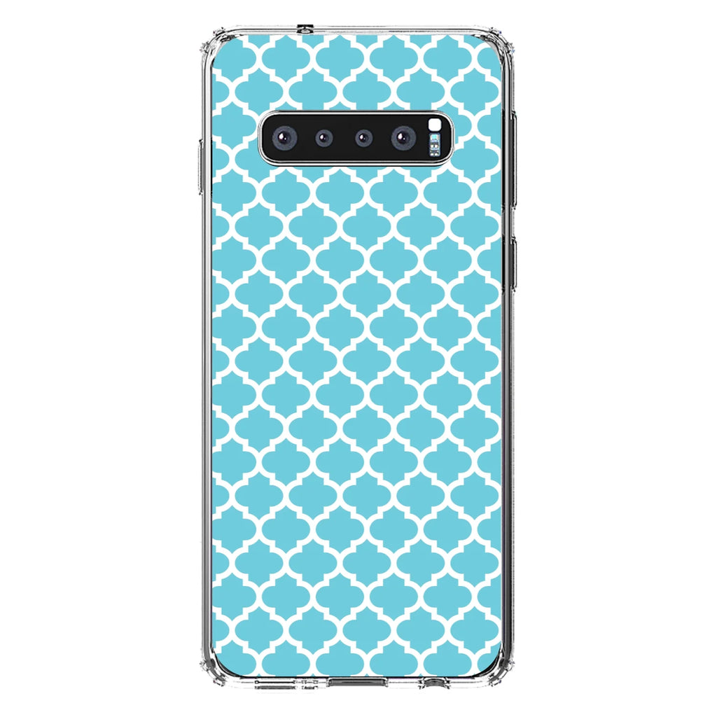 Clear Shockproof Hybrid Case for Samsung Galaxy S10+ with Tempered Glass Screen Protector X360