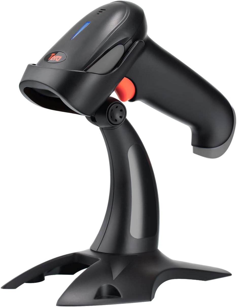 2D Wireless Barcode Scanner with Stand, Pack of 2 H5976