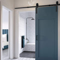 10FT Heavy-Duty Carbon Steel Sliding Barn Door Rail Kit M472