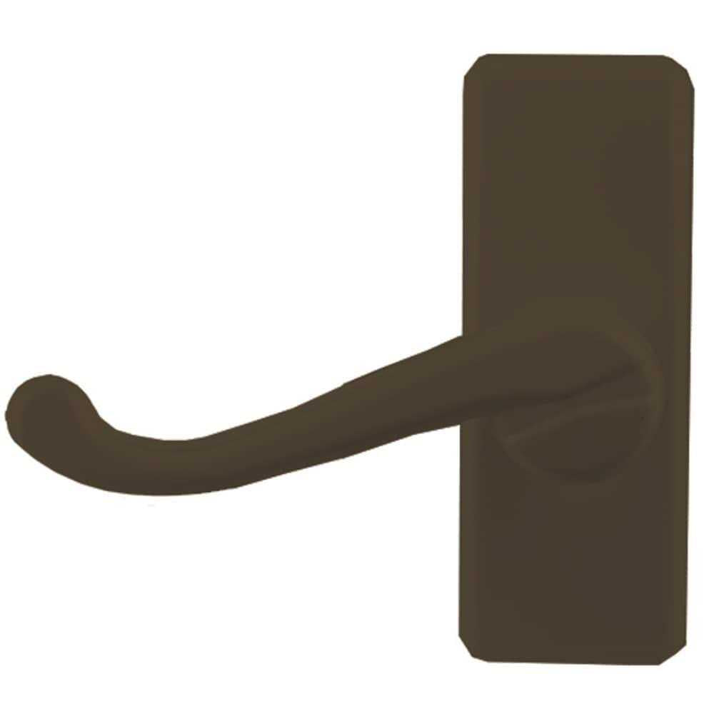 Brown Aluminum Hinged Screen Door G5659