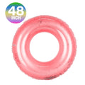 Transparent Glitter Inflatable Swimming Pool Float Y72539