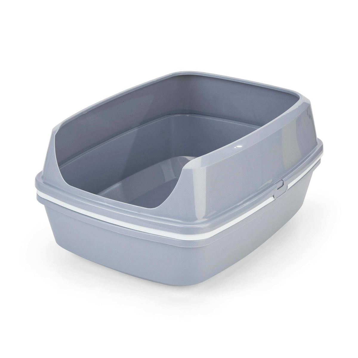 Grey & White Lift-to-Sift Cat Litter Pan G90269