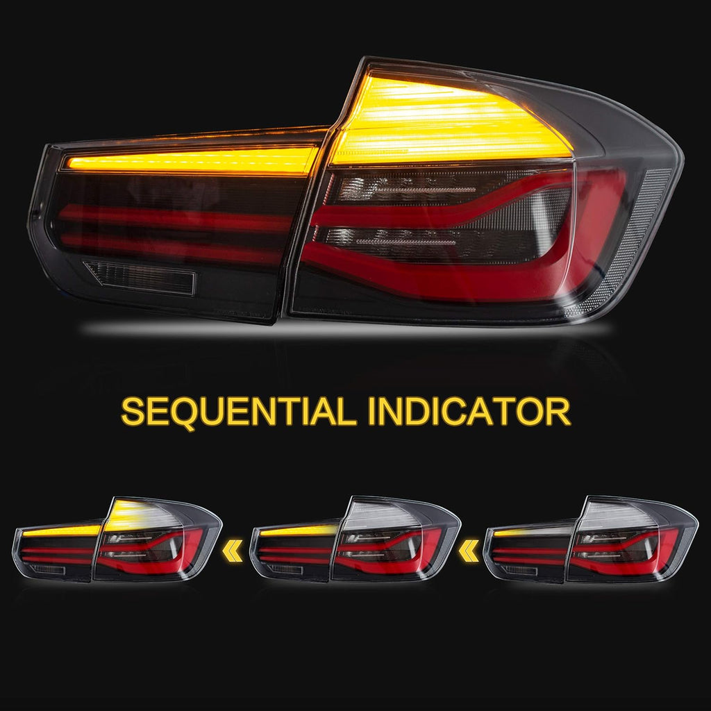Black Tail Lights Assembly for BMW 3 Series F30 G88717