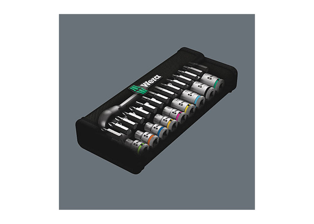 1/4x22 Drive Metric Metal Ratchet Set E917