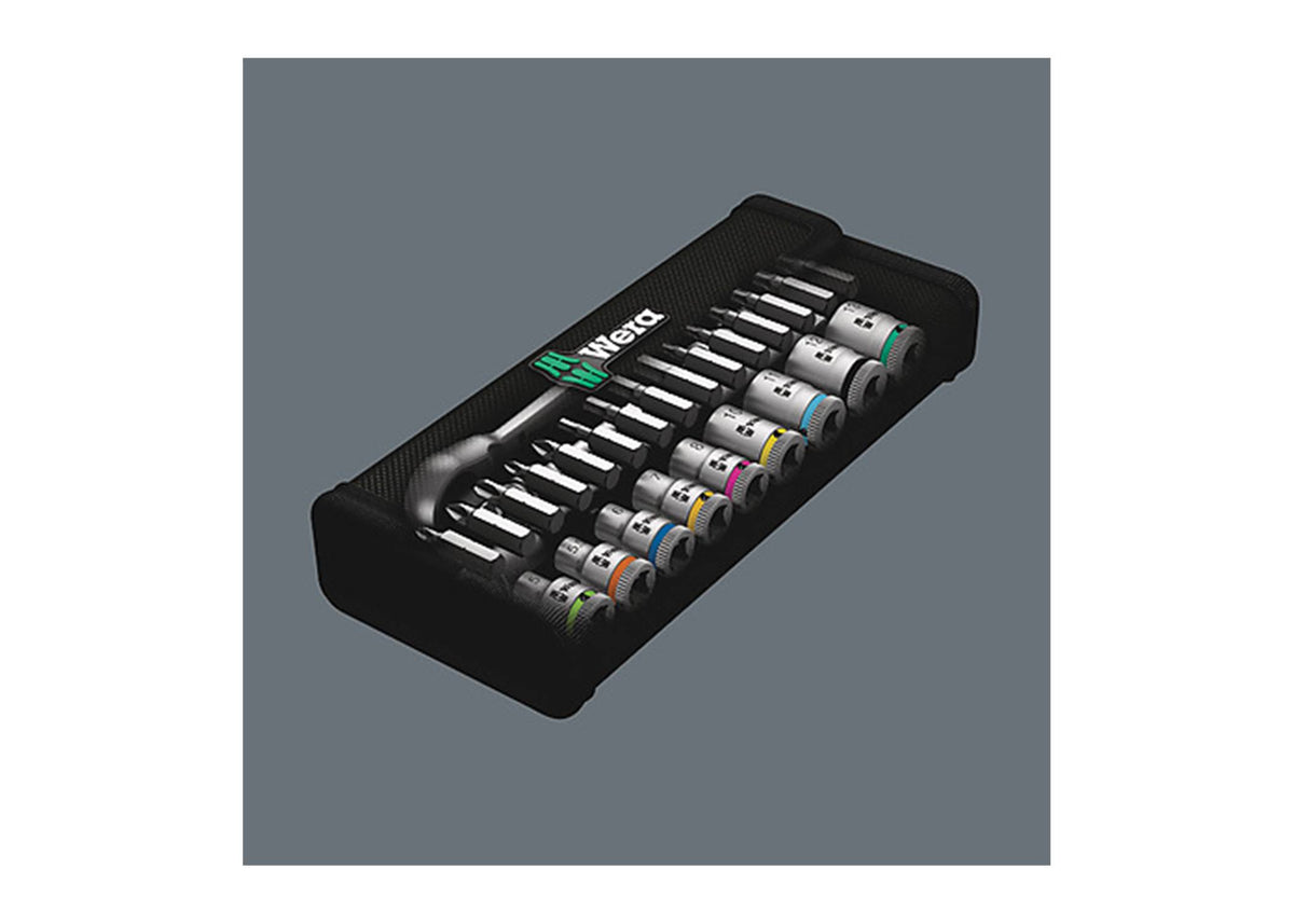 1/4x22 Drive Metric Metal Ratchet Set E917