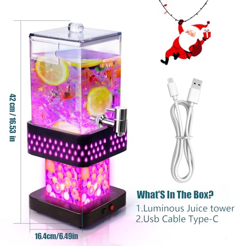 1.2 Gallon Lighted Cold Drink Dispenser U534171