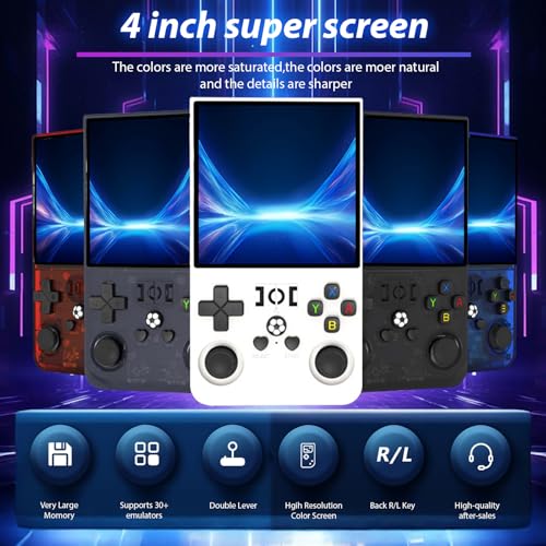 Handheld Retro Gaming Console 4.0 inch IPS Screen Linux System L98773