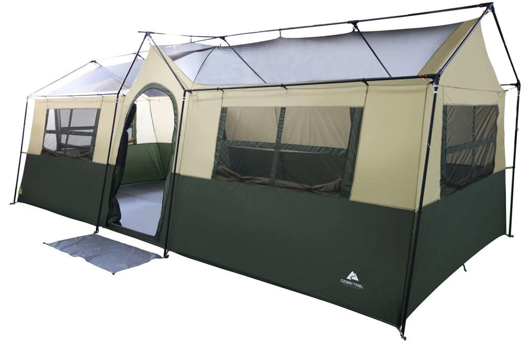 12 Person 3-Room Cabin Tent D71594