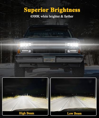 LED Headlights Assembly with DRL Sequential Turn Signal Hi/Low Beam Y269135