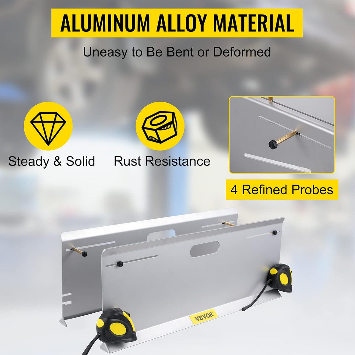 Wheel Alignment Tool with 4 Probes Toe Plates A20814