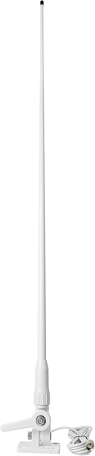 VHF Marine Antenna Waterproof 3DBI 43.3inch Fiberglass N731
