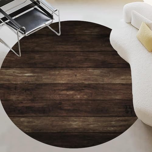 Small Round Area Rug 3ft Washable Carpet D281709