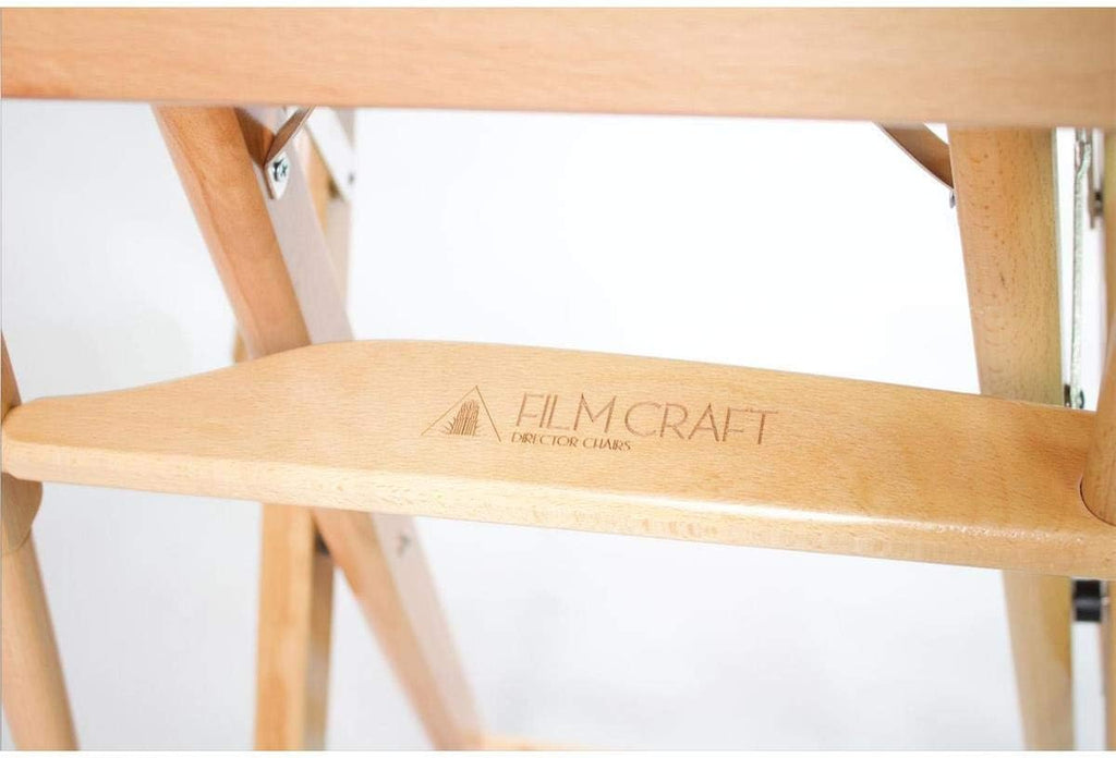 Natural Finish Blue Canvas Director's Chair D62541