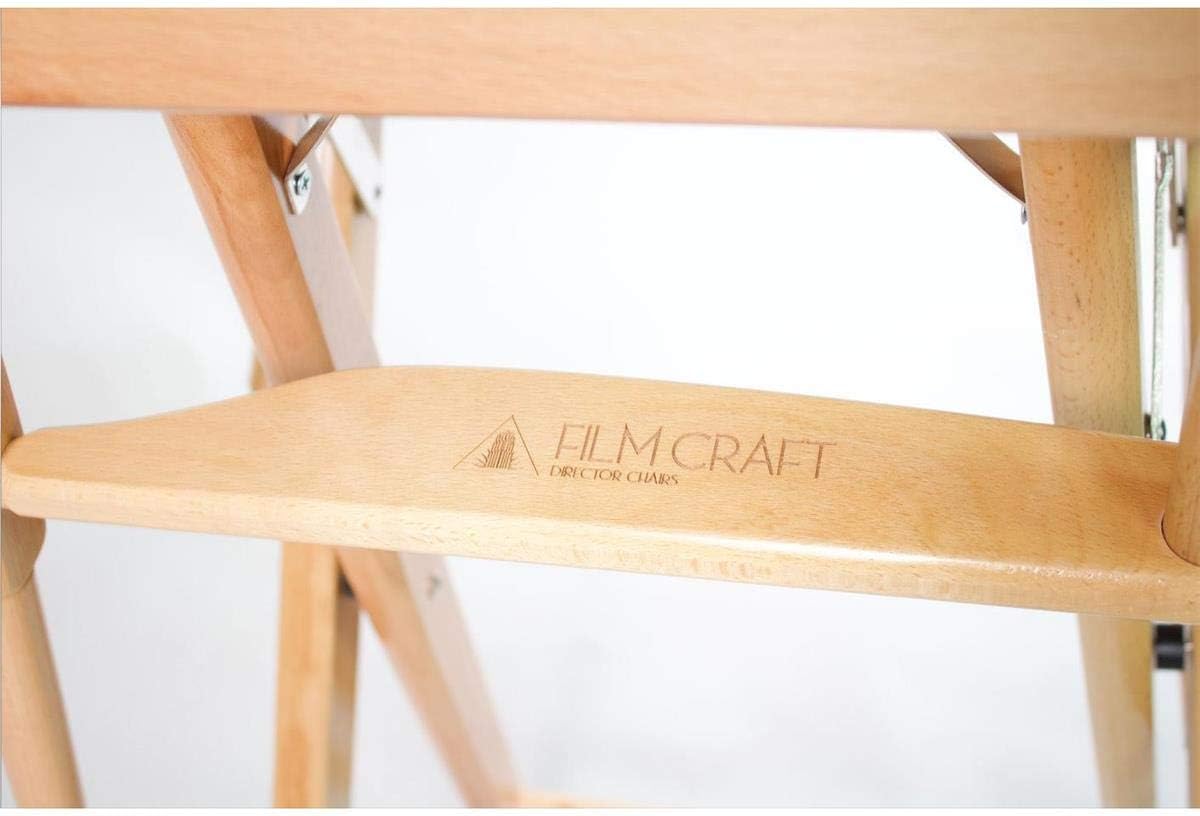 Natural Finish Blue Canvas Director's Chair D62541