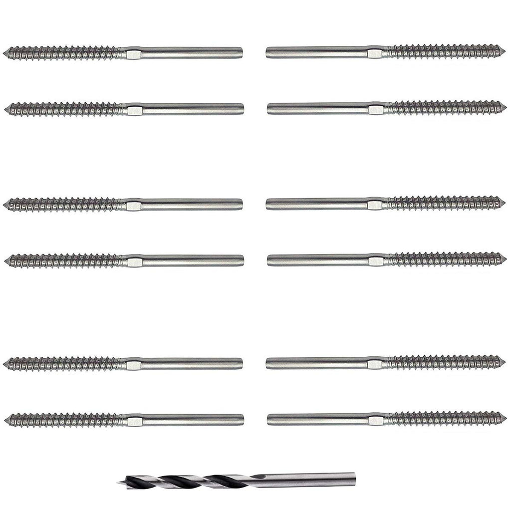 1/8 Stainless Steel 316 Cable Railing Hardware 50 Pairs Z580