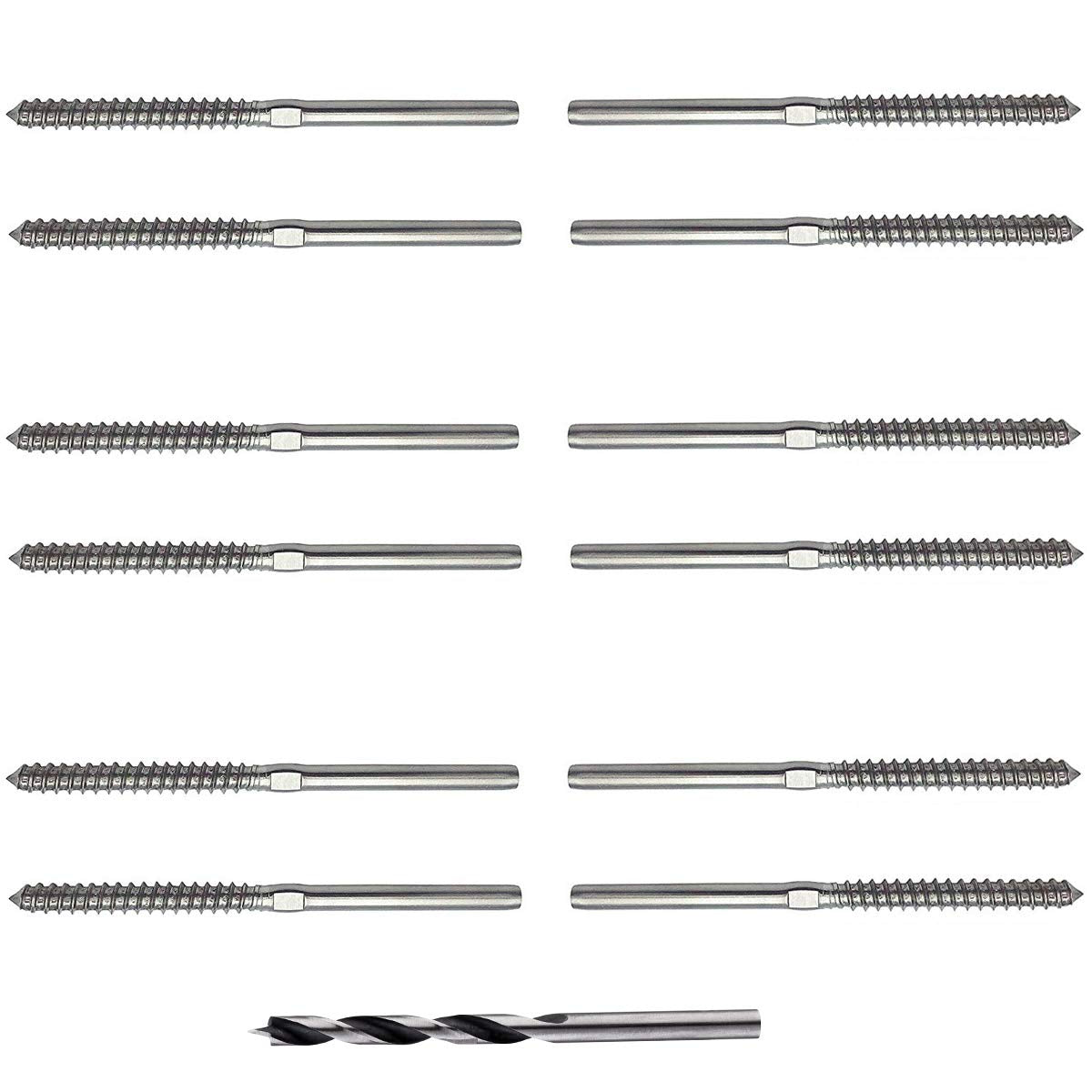 1/8 Stainless Steel 316 Cable Railing Hardware 50 Pairs Z580