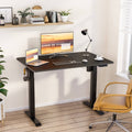 Black 48 x 24 Height Adjustable Electric Standing Desk O1743
