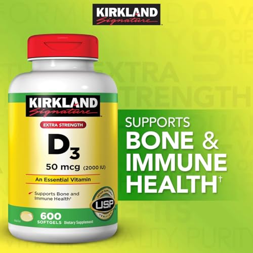 Extra Strength Vitamin D-3 2000 IU 600 Soft Gels N5255