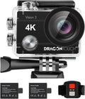 4K 16MP Waterproof Action Camera with Mounting Accessories Kit C496603