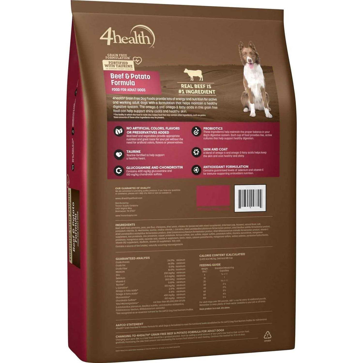 Grain Free Beef and Potato Dry Dog Food J909